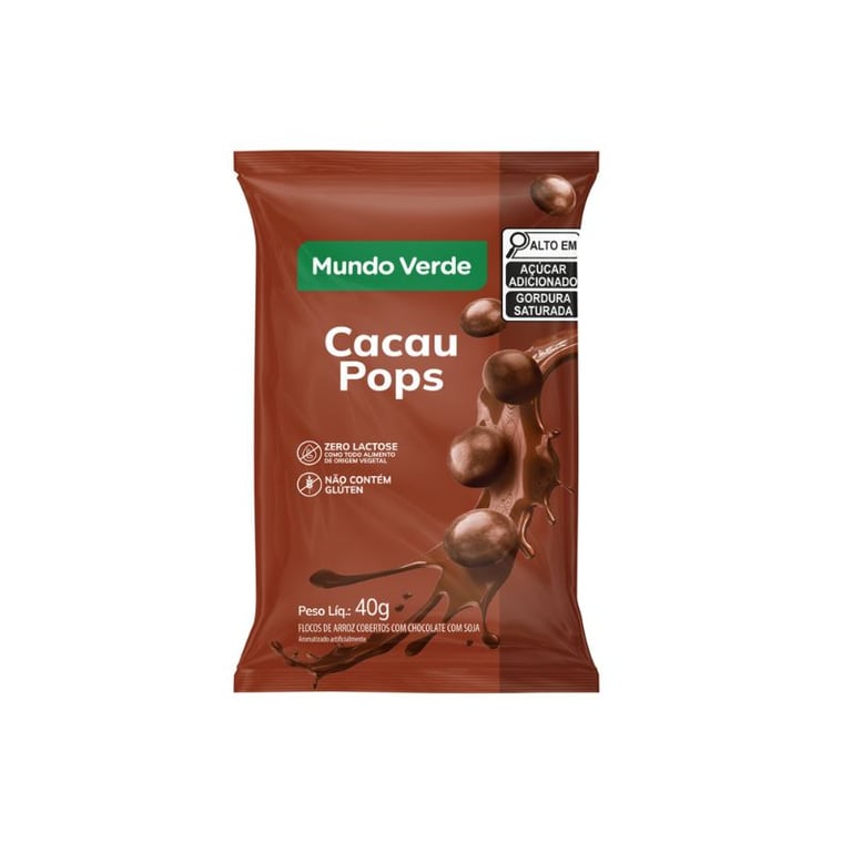 Cacau Pops 40g Mundo Verde Seleção