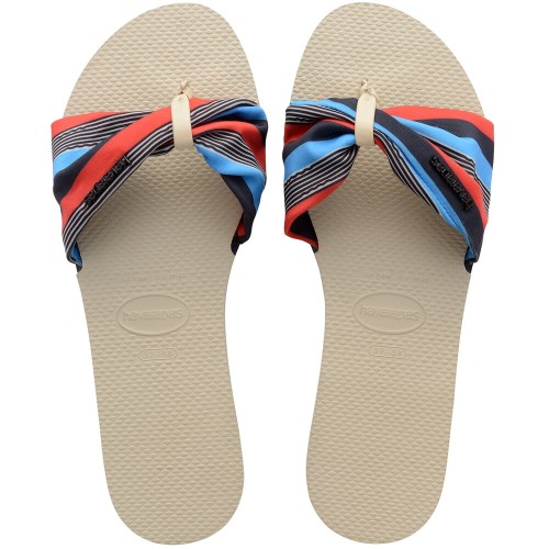 Sandálias Havaianas You Tropical Bege Palha 35/36