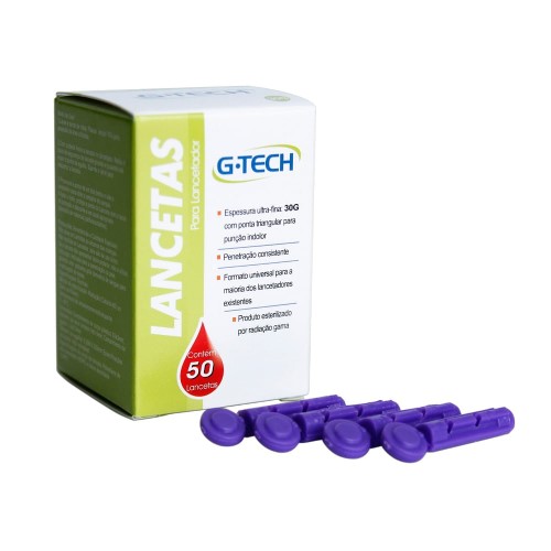 Lanceta Para Lancetador G-Tech 3010G1 100 unidades