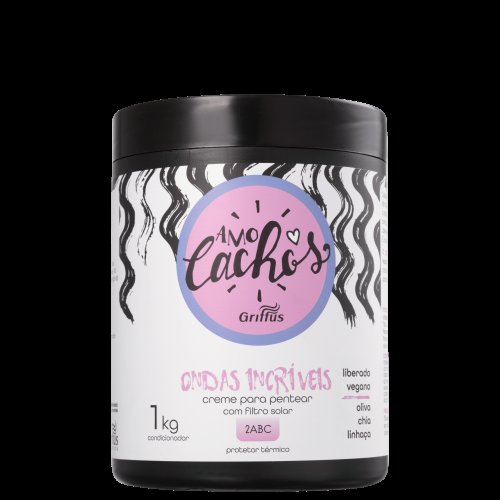 Creme para Pentear Ondas Incríveis Amo Cachos Griffus