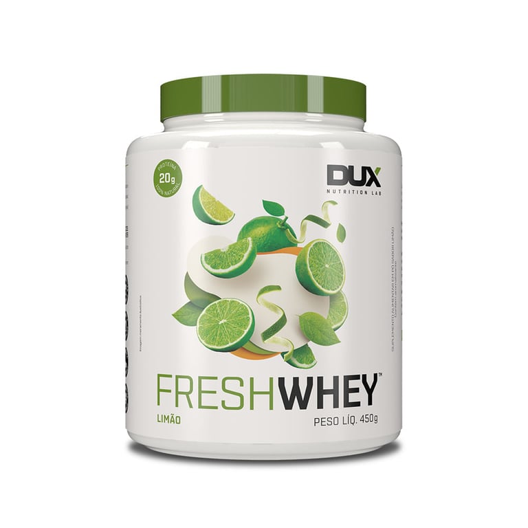 Fresh Whey Dux Sabor Limão com 20g Proteína Pote 450g