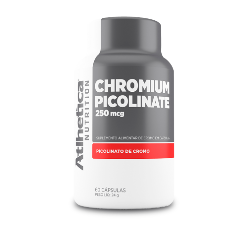 Cromo Athletica Nutrition Chromium Picolinate 250mcg 60 cápsulas