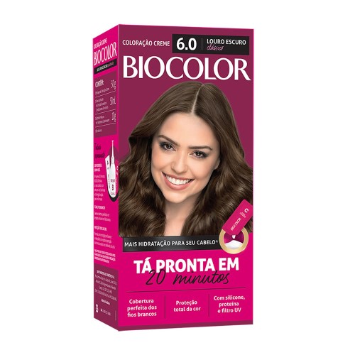 Mini Kit Tintura Biocolor Louro Escuro Clássico 6.0