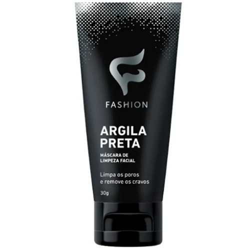 Mascara Facial Fashion Argila Preta 30g