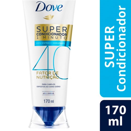 Super Condicionador Dove 1 Minuto Fator De Nutrição 80 170ml