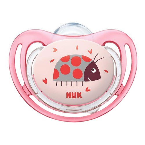 Chupeta Nuk Freestyle Tamanho 1 de 0 a 6 Meses Girl Cores e Desenhos Sortidos 1 Unidade