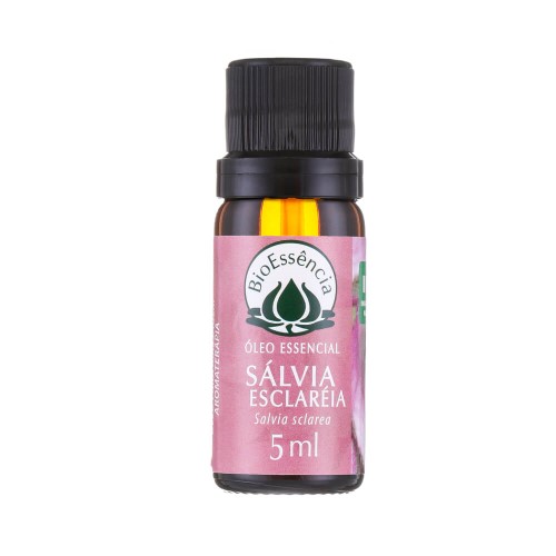 Óleo Essencial Natural de Sálvia Esclaréia 5ml – BioEssência