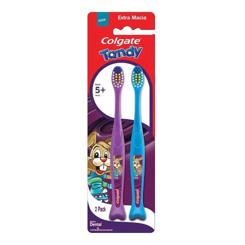 Escova Dental Infantil Colgate Tandy + 5 anos 2 unidades