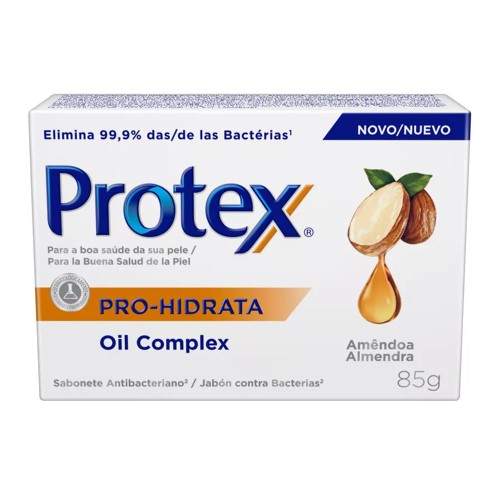 Sabonete em Barra Antibacteriano Protex Pro Hidrata Amêndoa