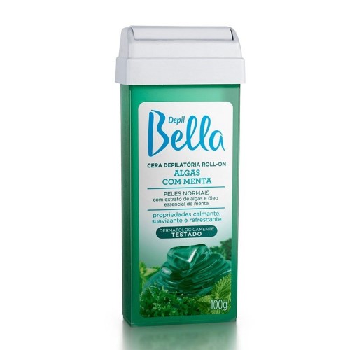 Cera Depil Bella Refil Roll-On Algas Com Menta 100g