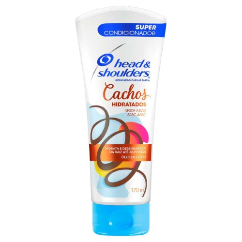 Super Condicionador Head & Shoulders Cachos Hidratados Óleo de Coco com 170ml