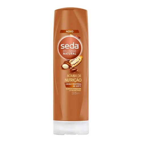 Condicionador Seda Recarga Natural Bomba de Nutrição 325ml