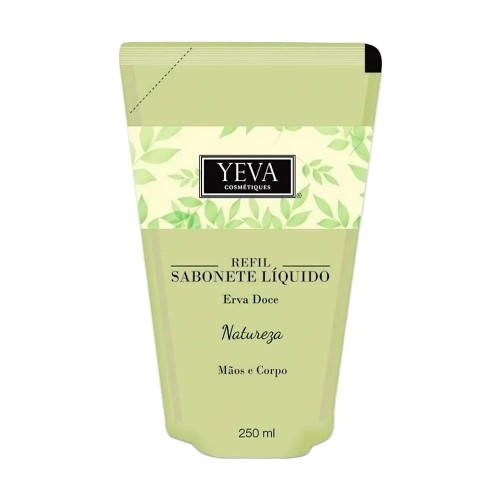 Sabonete Líquido Refil Yeva Natureza Erva Doce 250ml