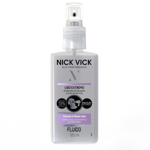 Nick Vick Liso Extremo - Fluido Acelerador de Secagem