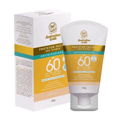 Protetor Facial Australian Gold Cor 01 Fps 60 40g