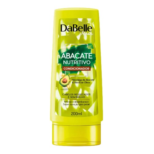 Condicionador Dabelle Abacate Nutritivo para Cabelos Ressecados 200ml