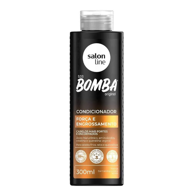 Condicionador Salon Line Sos Bomba Forca E Engrossamento 300ml