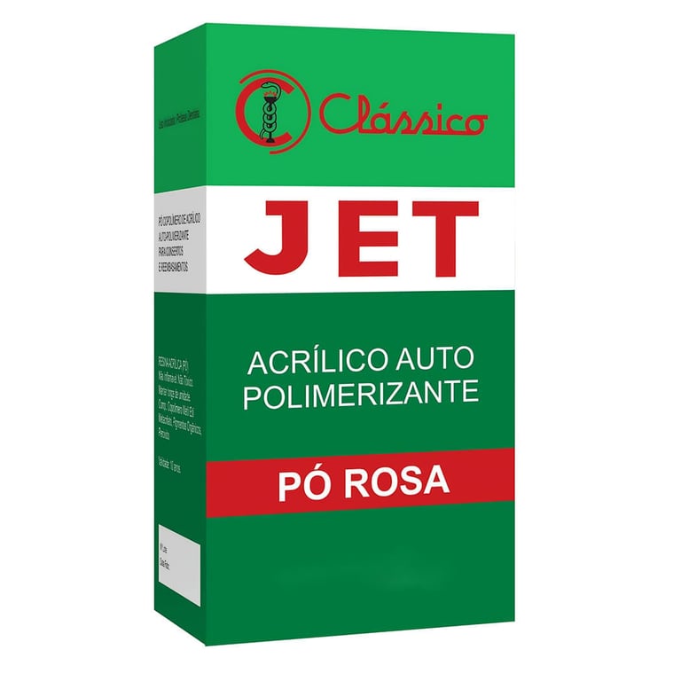 Jet Pó Autopolimerizavel Rosa - Clássico