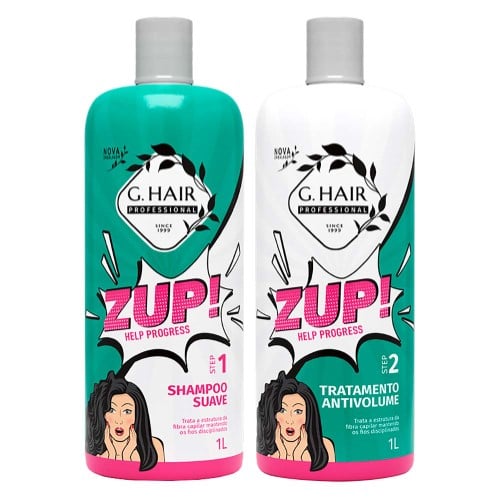 G.Hair Zup Help Progress – Kit Shampoo Suave + Tratamento Antivolume