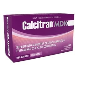 Calcitran MDK com 60 comprimidos mastigáveis