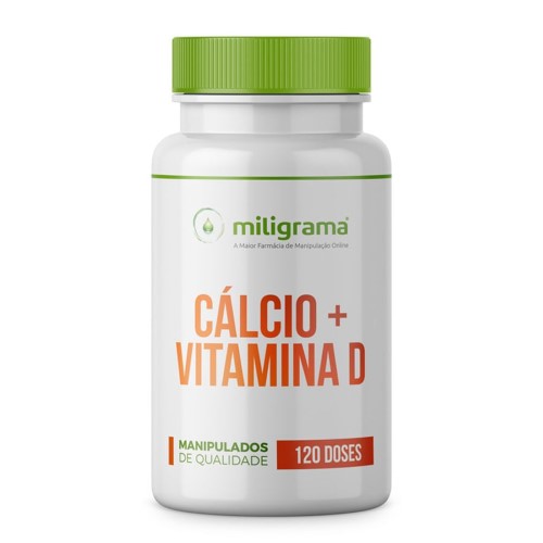 Cálcio com Vitamina D 120 Doses