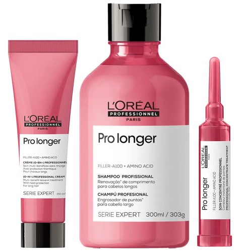 L’Oreal Professionnel Pro Longer Kit - Shampoo + Leave In + Ampola