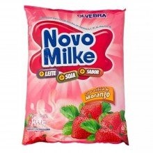 Novomilke Sabor Morango Pacote com 1Kg