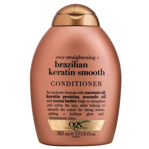 Condicionador OGX Brazilian Keratin Smooth com 385ml