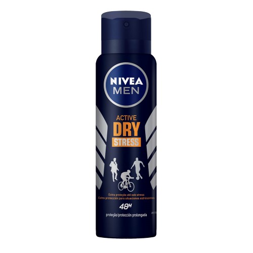 Desodorante Antitranspirante Aerosol Nivea Stress Protect Masculino 150ml