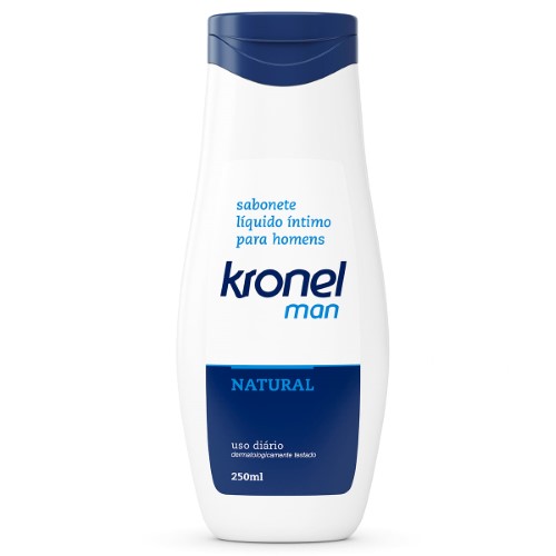 Sabonete Líquido Kronel man Íntimo Masculino Natural 250ml