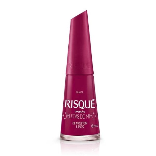 Esmalte Risqué Vinho Cremoso Cor De Moletom e Salto 8ml