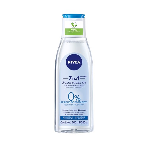 Água Micelar Nivea Micellair Solução De Limpeza 7 Em 1 200ml