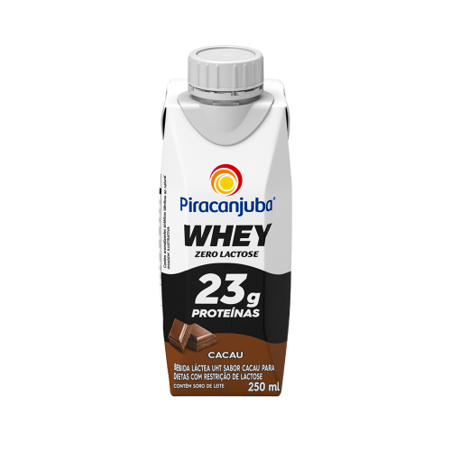 Whey Piracanjuba Zero Lactose Cacau 250ml