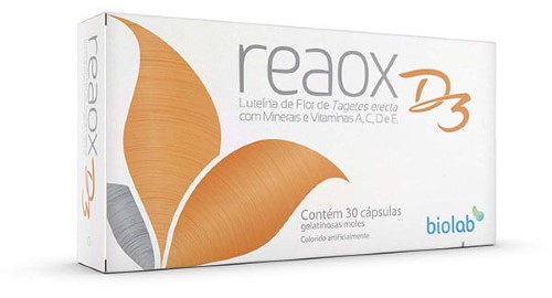 Reaox D3 com 30 Cápsulas