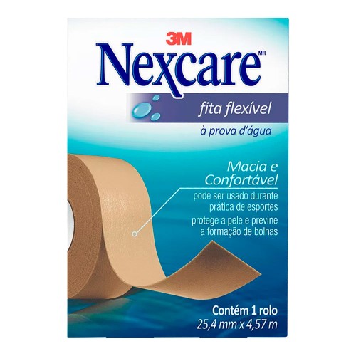 Fita Flexível A Prova Dgua Nexcare 25mm X 4,5m 1 Unidade