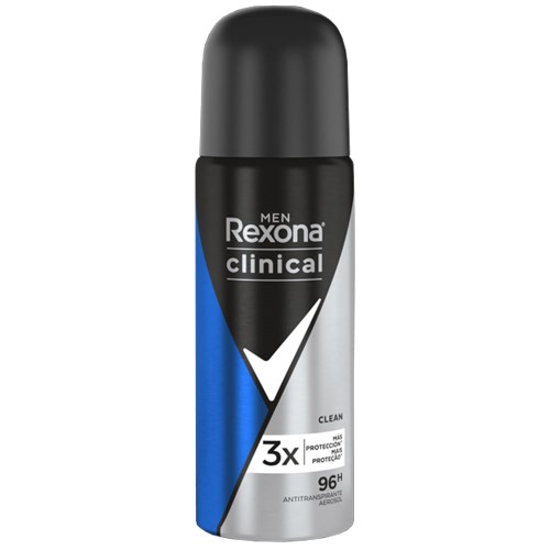 Desodorante Rexona Aerosol Clinical Clean 96h 55ml