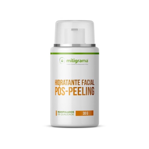 Hidratante Facial Pós-Peeling com Ácido Hialurônico e Aquaporine 30g