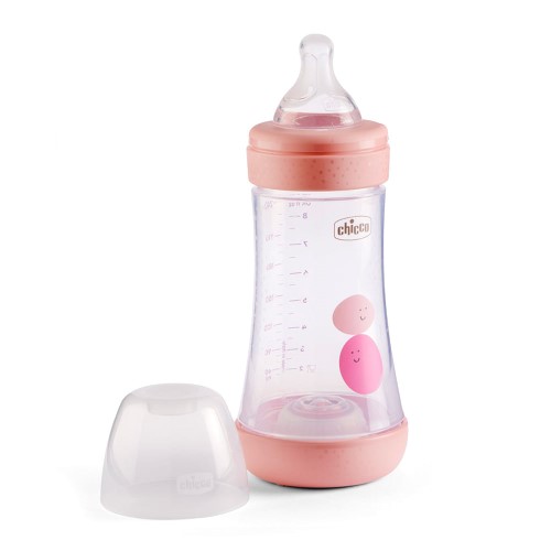 Mamadeira Chicco Perfect 5 Fluxo Médio Rosa 240ml