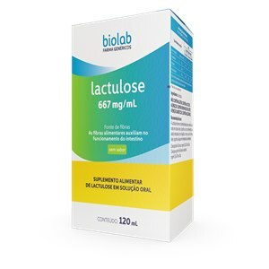 Lactulose 667mg/ml Biolab Solução Oral 120ml