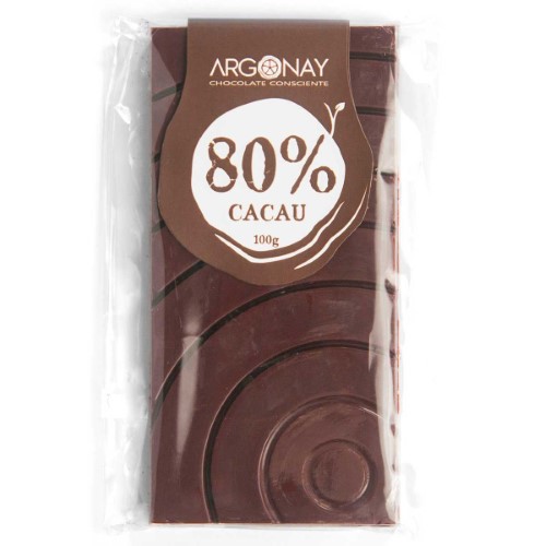 Chocolate Argonay 80% Cacau com 100g