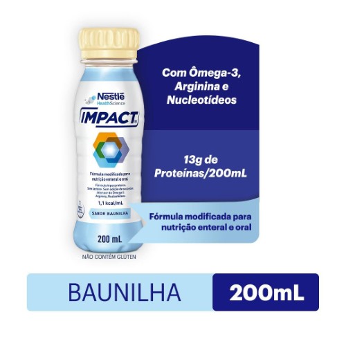 Suplemento Alimentar Nestlé Impact Baunilha 200ml