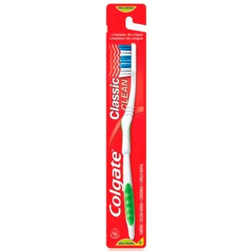 Escova de Dente Colgate Classic Clean com 1 unidade