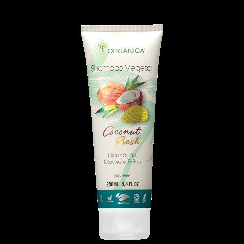 Shampoo Vegetal Orgânica Coconut Fresh