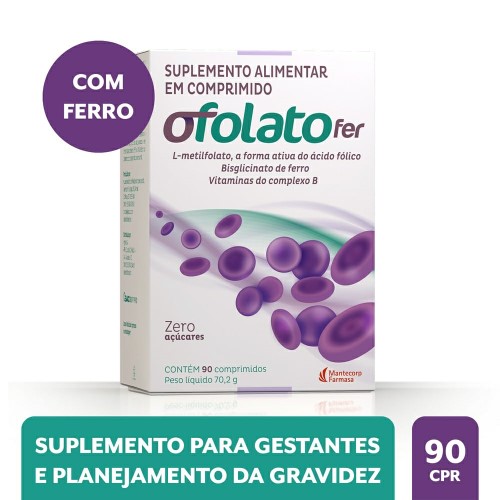 Ofolato Fer 90 Comprimidos