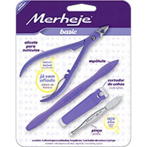 Conjunto Merheje Basic Plus Manicure Roxo