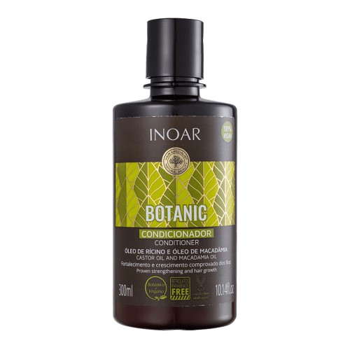 Condicionador Inoar Botanic Óleo de Rícino e Macadâmia 300ml