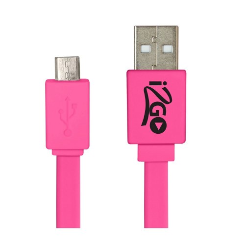 Cabo I2Go Micro USB Rosa