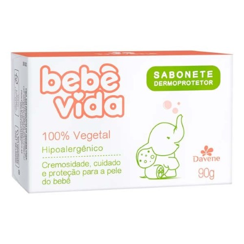 Davene Bebe Vida Sabonete Barra Vegetal 90G