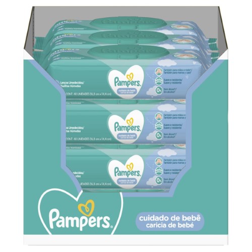 Lenço Umedecido Pampers Cheirinho de Bebê 576 unidades