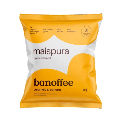 Pipoca Artesanal MaisPura Banoffee 50g